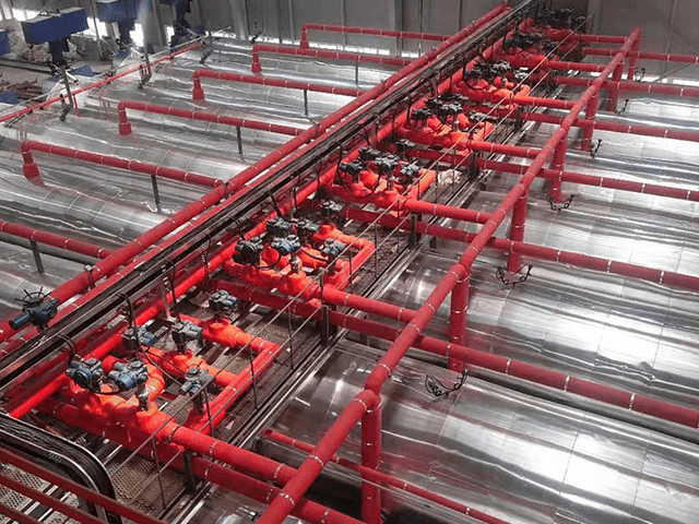 Sistema automático de distribución de gas y recuperación de gases residuales.